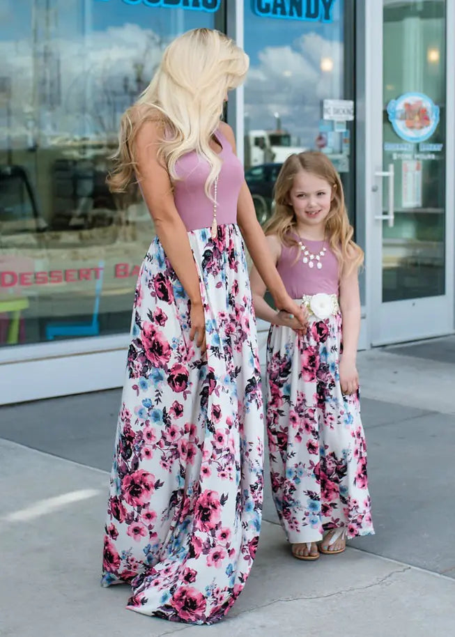 2019 Fashionable Mother-Daughter Matching Dresses