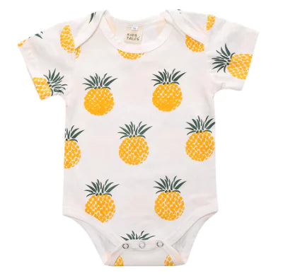 Summer Baby Clothes - Cartoon Fruit Cotton Romper