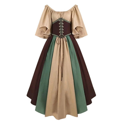 Womens Medieval Renaissance Costume Cosplay Over Dress Halloween Vampire Bride Costumes Dress For Women