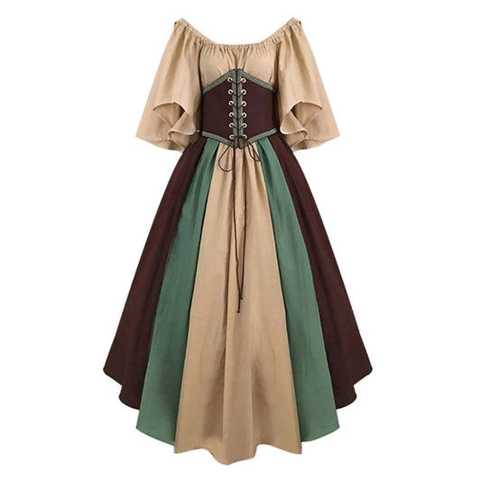 Womens Medieval Renaissance Costume Cosplay Over Dress Halloween Vampire Bride Costumes Dress For Women