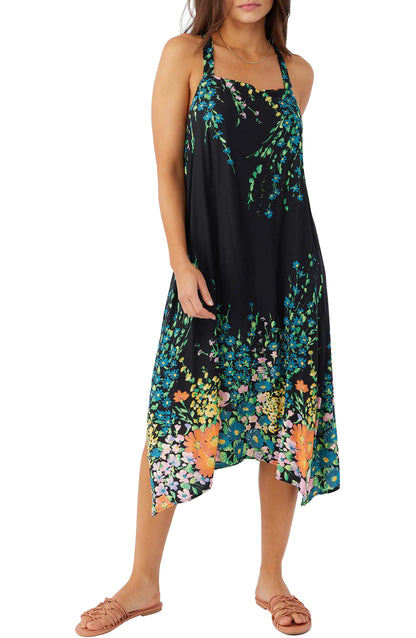 ONEILL Miranda Womens Swimwear Cover Ups - Lightweight Sleeveless Midi Length Womens Swimsuit Cover Up for Beach and PoolBlackS