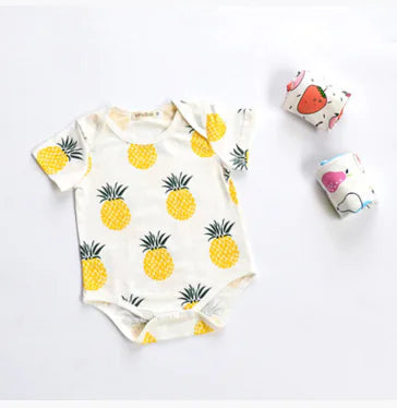 Summer Baby Clothes - Cartoon Fruit Cotton Romper